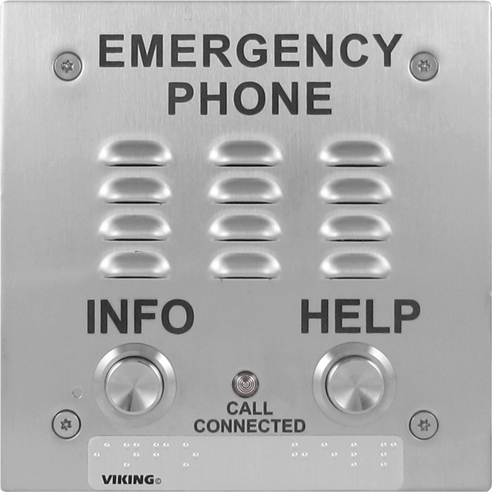 emergency phone with enhanced weather protection