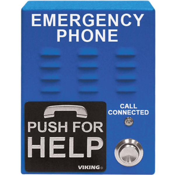 blue emergency phone with voip and ewp and autodialer
