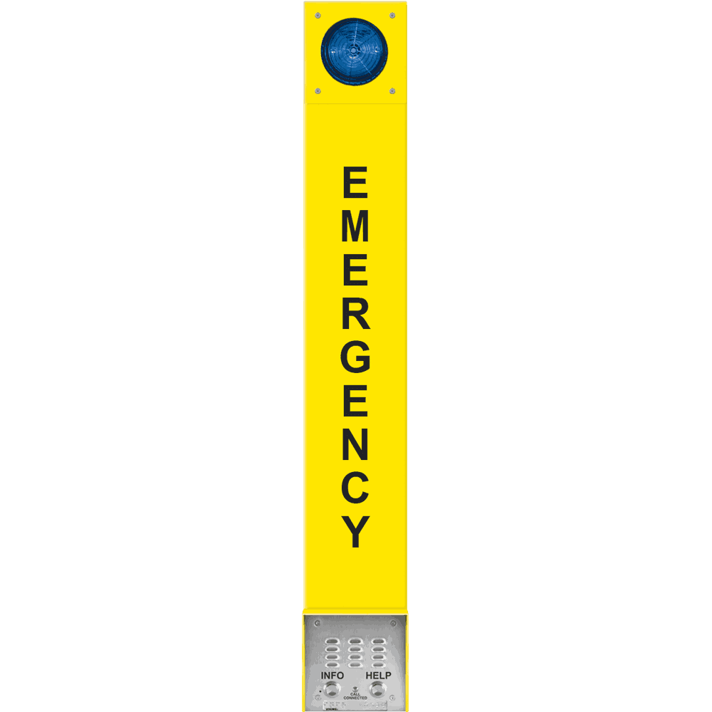 2 button emergency tower phone with ewp