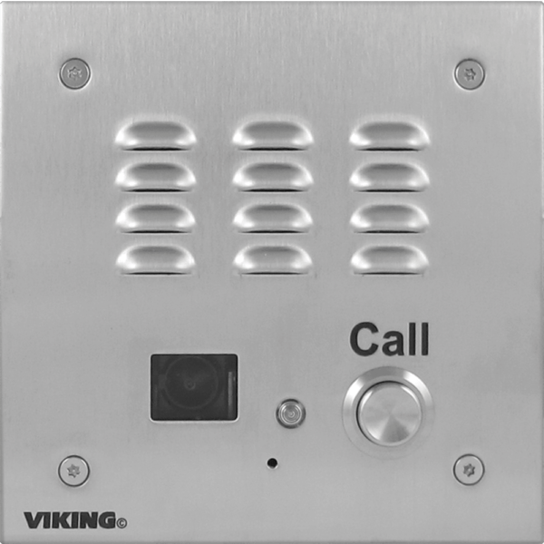 Door entry phone with color video camera and EWP