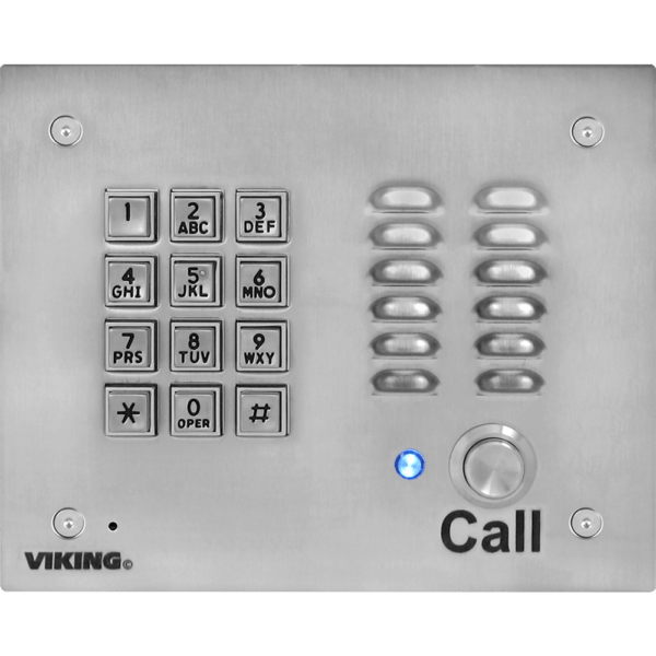 stainless steel voip entry phone with ewp and keypad