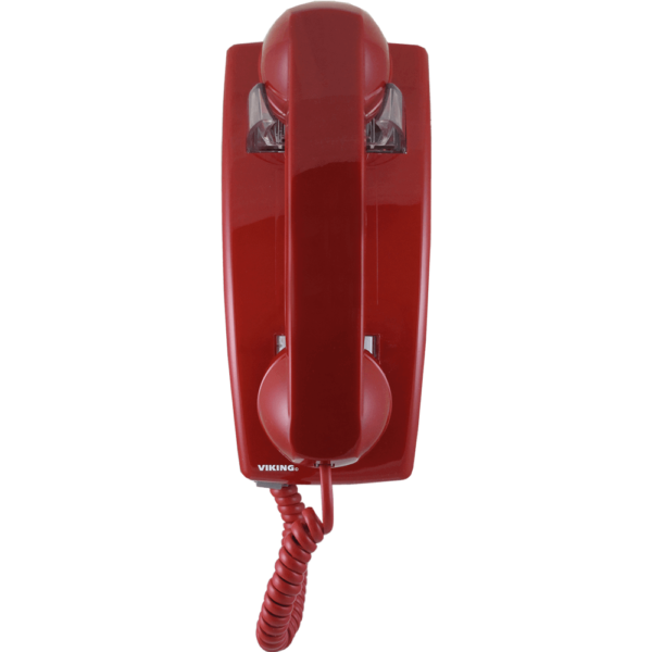red hot-line wall phone