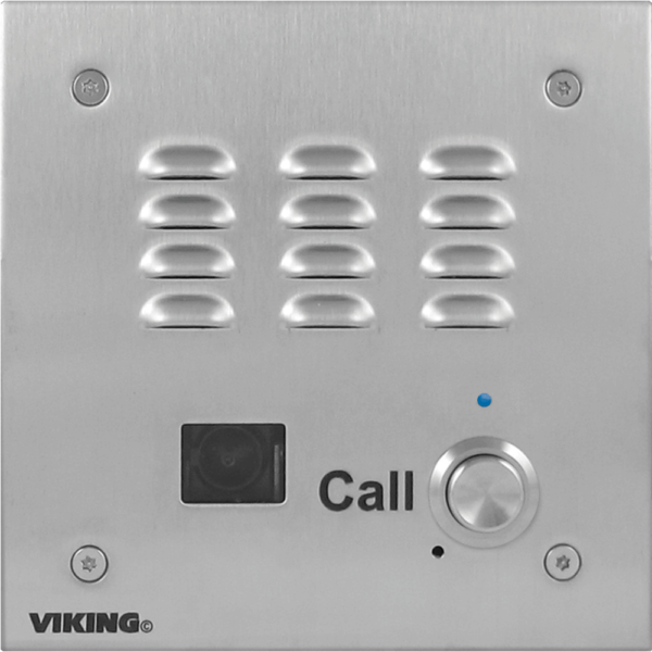 vandal resistant door entry phone with color video camera