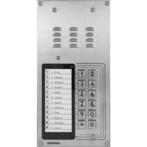 stainless steel apartment entry phone system with weather protection