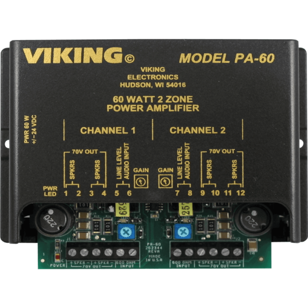 paging amplifier for paging system