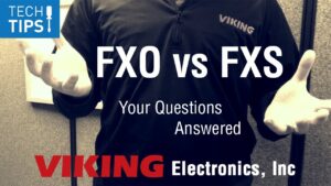 Guy explaining the difference between FXO and FXS