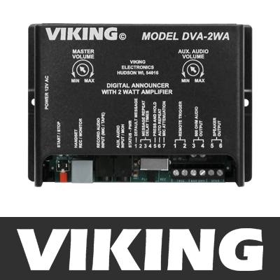 Video: Viking DVA-2WA | Recording Voice Announcements - Viking