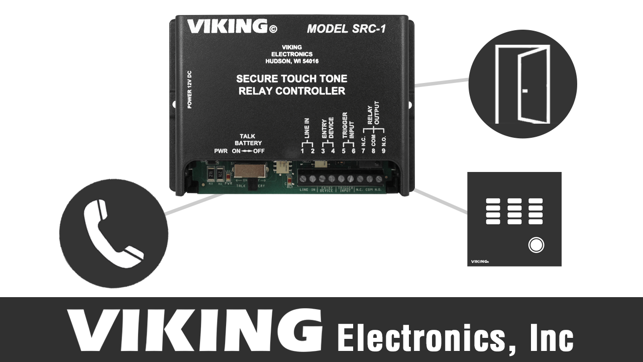 SRC-1 Door Entry Controller | One door access controller - Viking ...